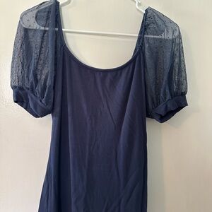 Elegant Blue Women's Top